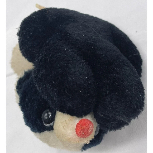 VINTAGE Fun World SKUNK Plush 5" Black and White Tail Stuffed Animal Toy RARE - Picture 11 of 14